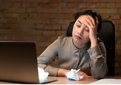penderitaan tanda capek mental dan burnout